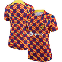 Barcelona Women's 2022/23 Pre-Match Raglan Performance Top Yellow sale