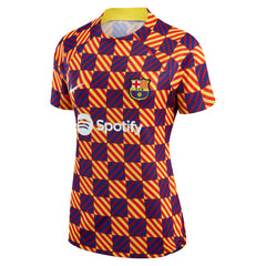 Barcelona Women's 2022/23 Pre-Match Raglan Performance Top Yellow sale
