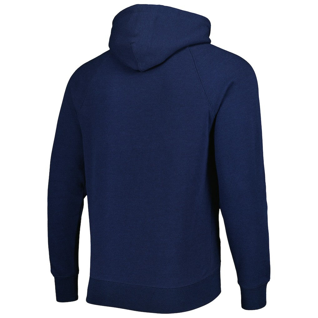 Dallas Cowboys Homage Retro Helmet Tri-Blend Raglan Pullover Hoodie Navy