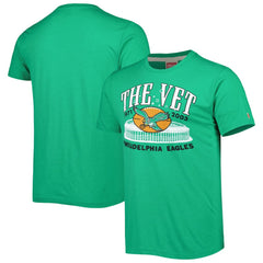 Philadelphia Eagles Homage Stadium Tri-Blend T-Shirt Green