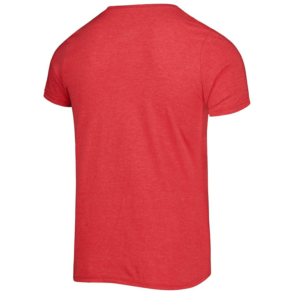 San Francisco 49ers Homage Stadium Tri-Blend T-Shirt Scarlet