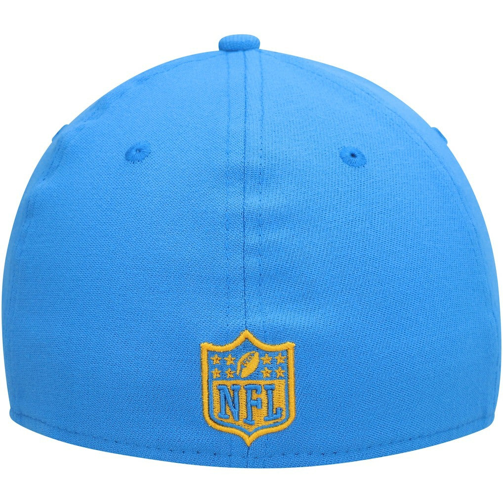 Los Angeles Chargers New Era Shattered 39THIRTY Flex Hat Gold/Powder Blue