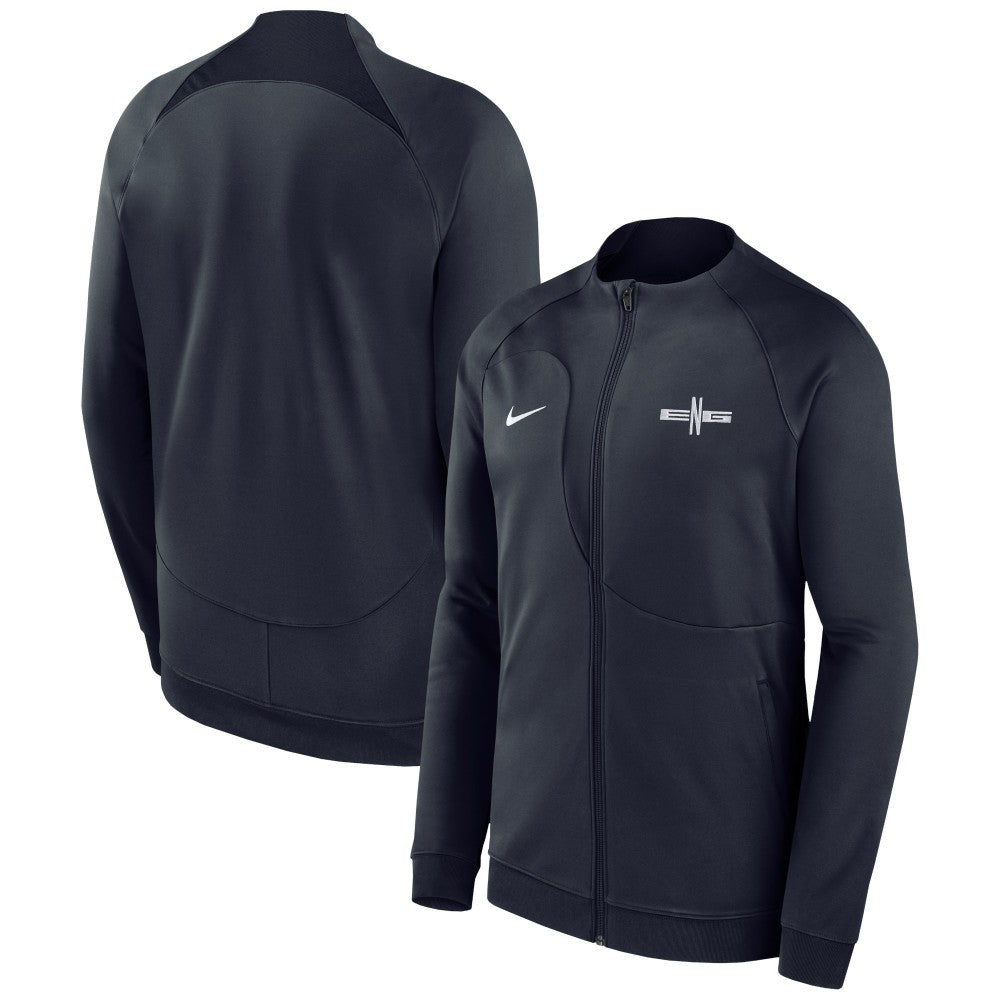 England National Team Academy Pro Anthem Raglan Performance Full-Zip Jacket Blue