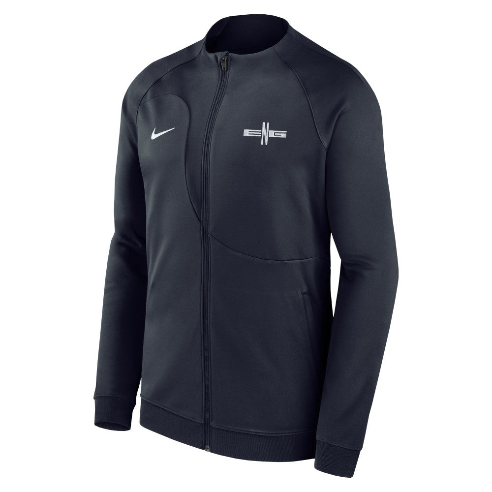 England National Team Academy Pro Anthem Raglan Performance Full-Zip Jacket Blue