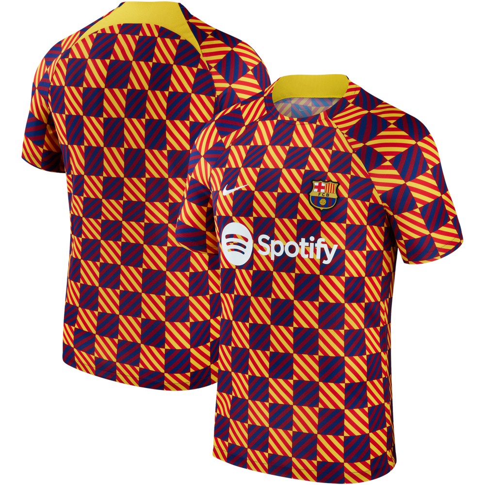 Barcelona 2023/24 Pre-Match Performance Top Yellow