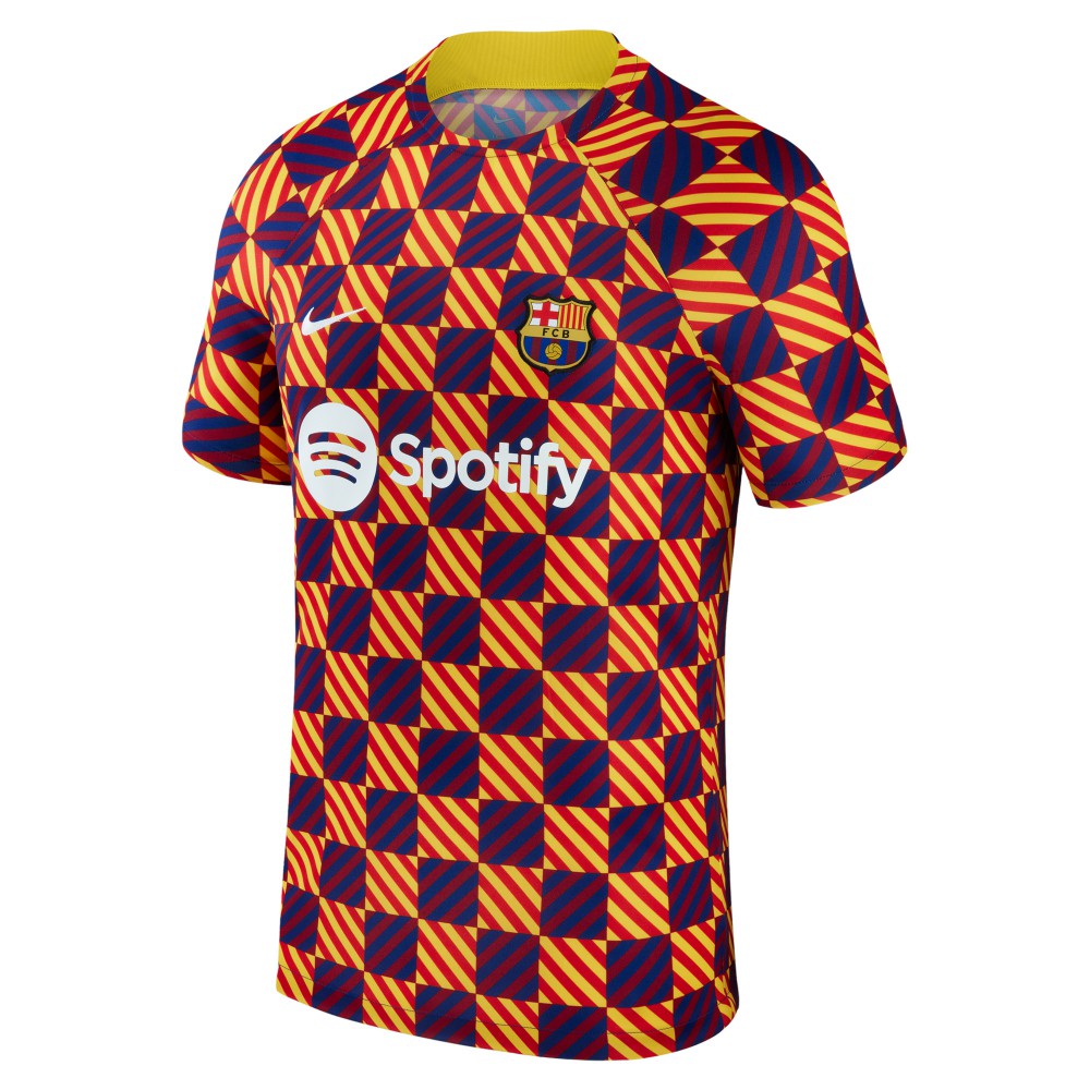 Barcelona 2023/24 Pre-Match Performance Top Yellow