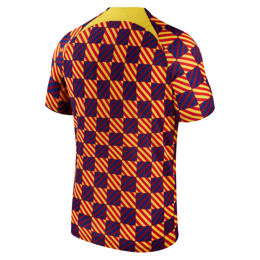 Barcelona 2023/24 Pre-Match Performance Top Yellow