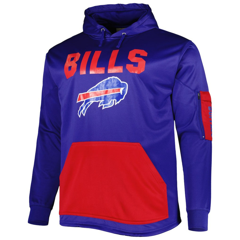 Buffalo Bills Big & Tall Pullover Hoodie Royal
