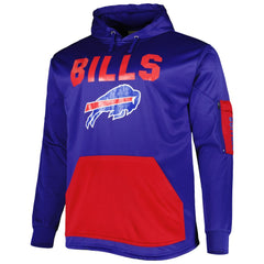 Buffalo Bills Big & Tall Pullover Hoodie Royal