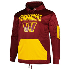 Washington Commanders Big & Tall Pullover Hoodie Burgundy