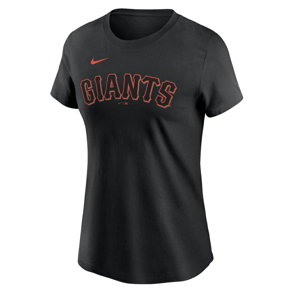 Alyssa Nakken San Francisco Giants Nike Women's Name & Number T-Shirt - Black T-shirts