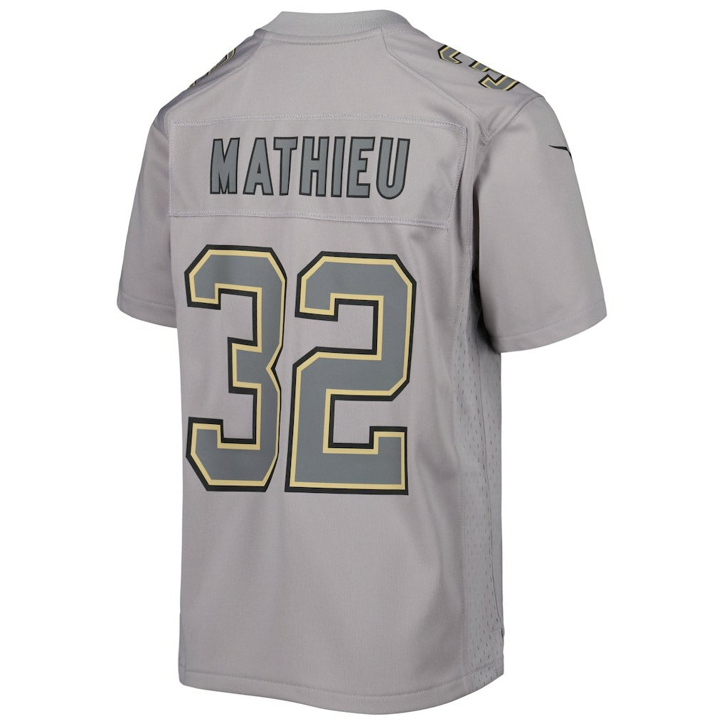 Tyrann Mathieu New Orleans Saints Youth Atmosphere Game Jersey Gray