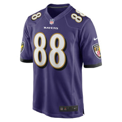 Charlie Kolar Baltimore Ravens Player Game Jersey Purple