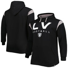 Las Vegas Raiders Big & Tall Call the Shots Pullover Hoodie Black