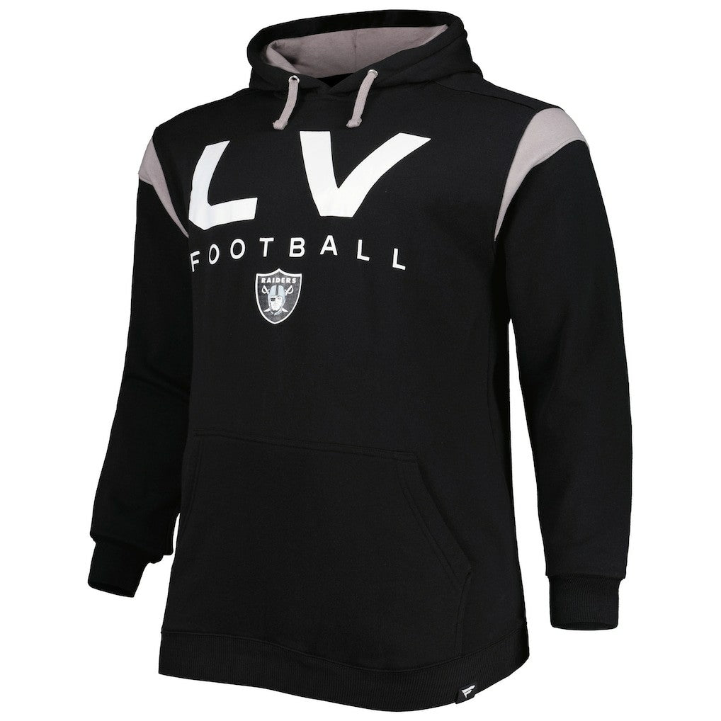 Las Vegas Raiders Big & Tall Call the Shots Pullover Hoodie Black