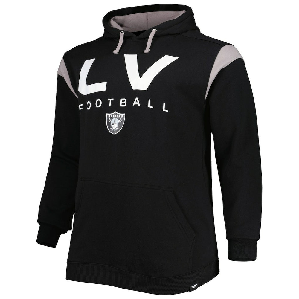 Las Vegas Raiders Big & Tall Call the Shots Pullover Hoodie Black