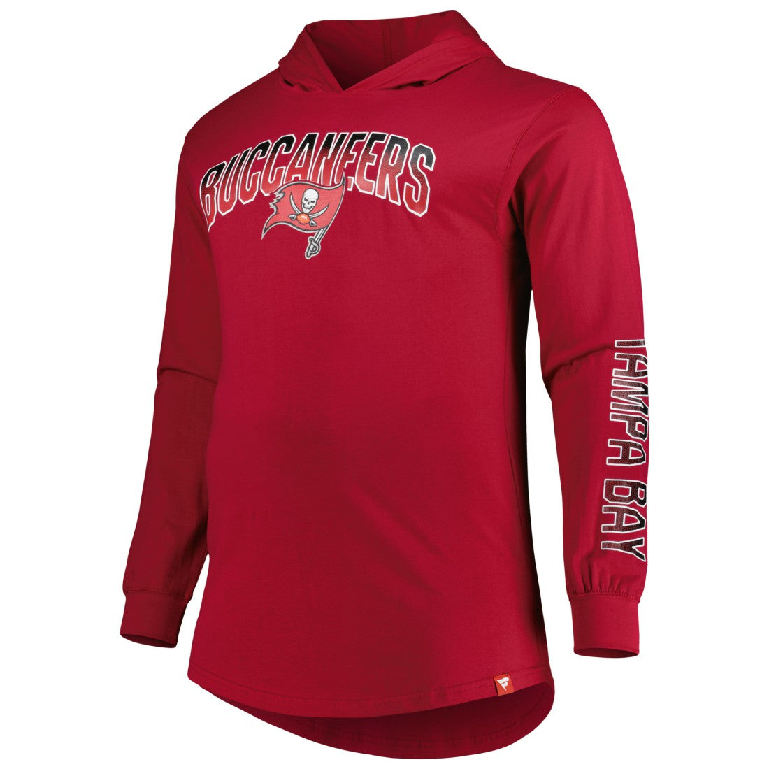 Tampa Bay Buccaneers Big & Tall Front Runner Pullover Hoodie Red