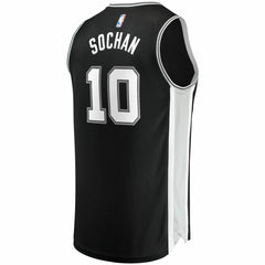 Jeremy Sochan San Antonio Spurs Youth 2022 NBA Draft First Round Pick Fast Break Replica Jersey Icon Edition Black