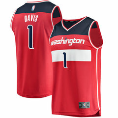 Johnny Davis Washington Wizards Youth Fast Break Replica Jersey Icon Edition Red