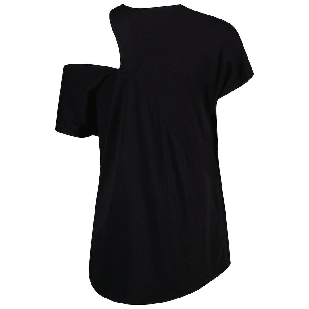 Baltimore Ravens KIYA TOMLIN Women's Cut Out Tri-Blend Shirt Black
