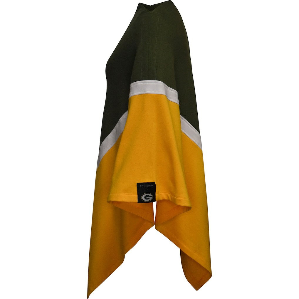 Green Bay Packers KIYA TOMLIN Women's Contraband Tri-Blend Poncho