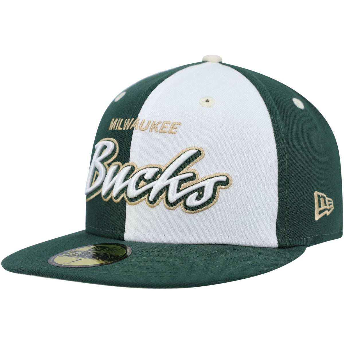 Script Pinwheel 59FIFTY Fitted Hat Hunter Green/White