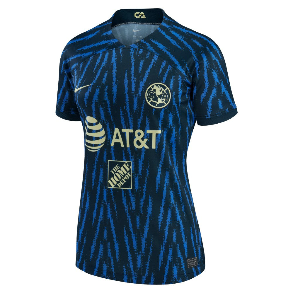 Club America Women's 2022/23 Away Replica Jersey Blue