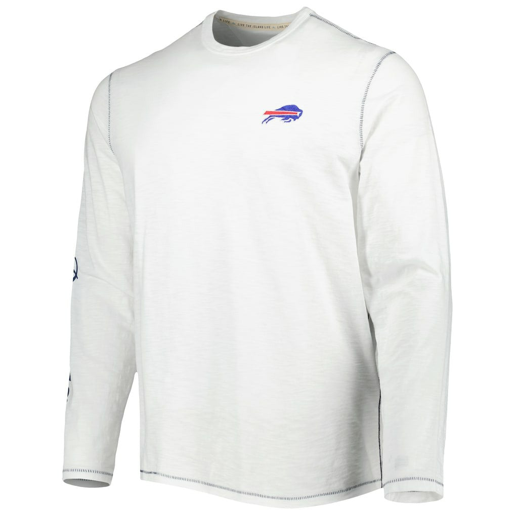Buffalo Bills Laces Out Billboard Long Sleeve T-Shirt White