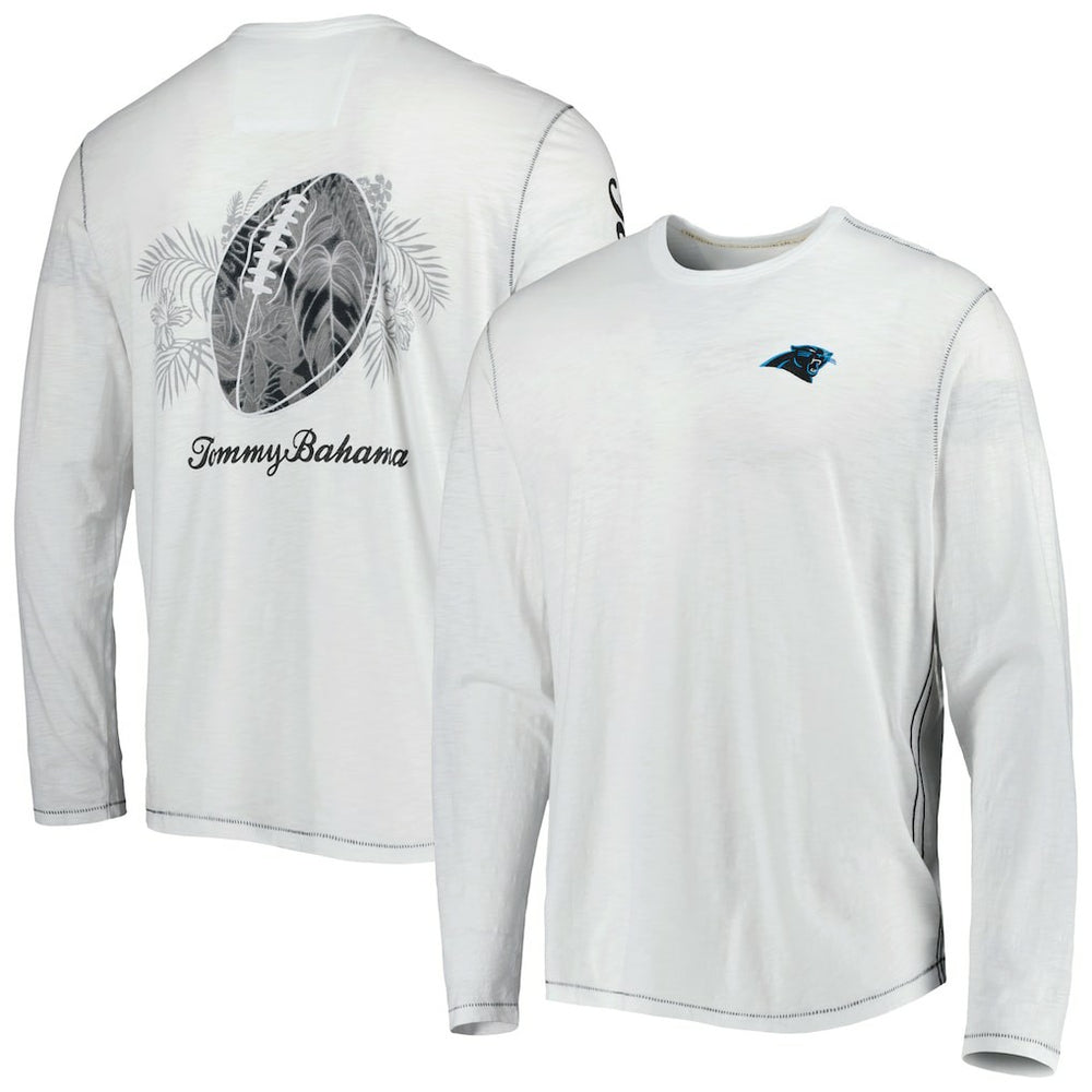 Carolina Panthers Laces Out Billboard Long Sleeve T-Shirt White