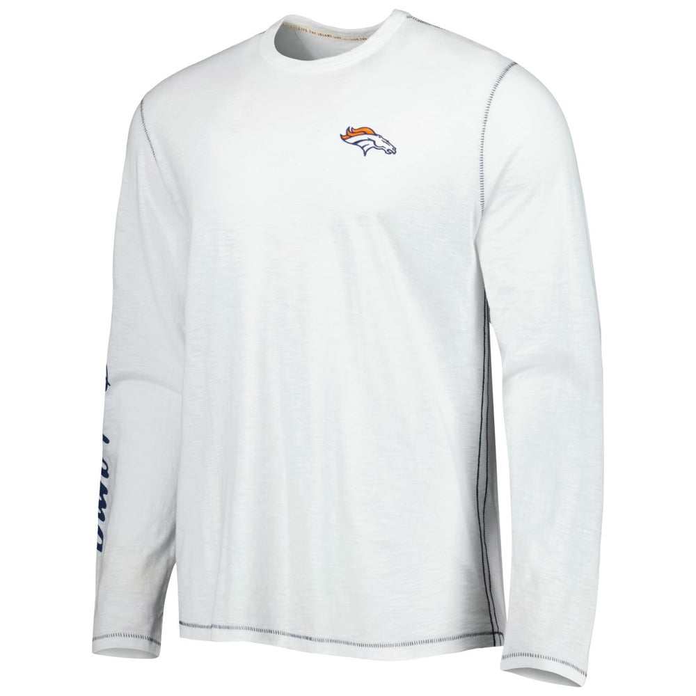 Denver Broncos Laces Out Billboard Long Sleeve T-Shirt White