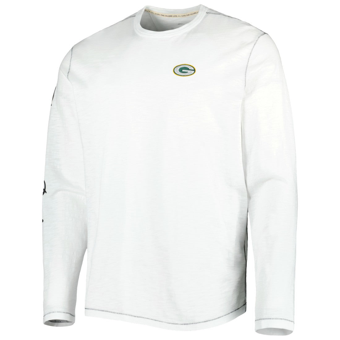 Green Bay Packers Laces Out Billboard Long Sleeve T-Shirt White