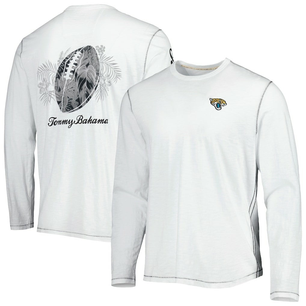 Jacksonville Jaguars Laces Out Billboard Long Sleeve T-Shirt White
