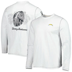 Los Angeles Chargers Laces Out Billboard Long Sleeve T-Shirt White