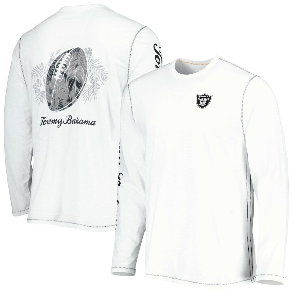Las Vegas Raiders Laces Out Billboard Long Sleeve T-Shirt White