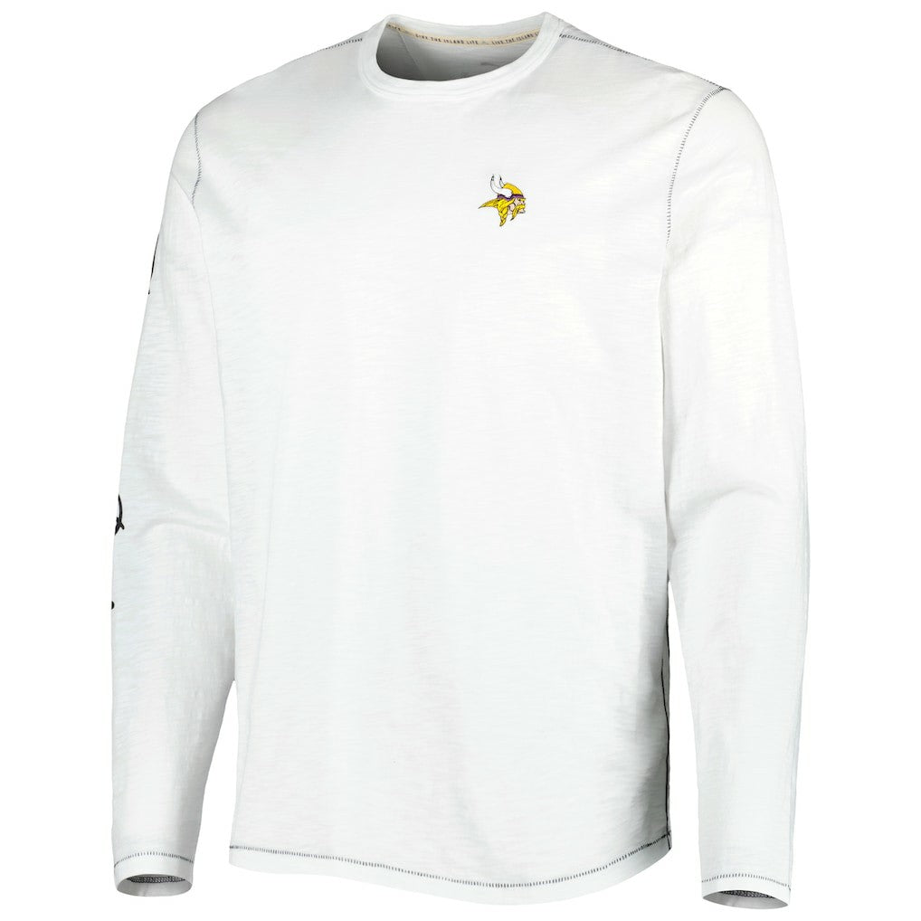 Minnesota Vikings Laces Out Billboard Long Sleeve T-Shirt White