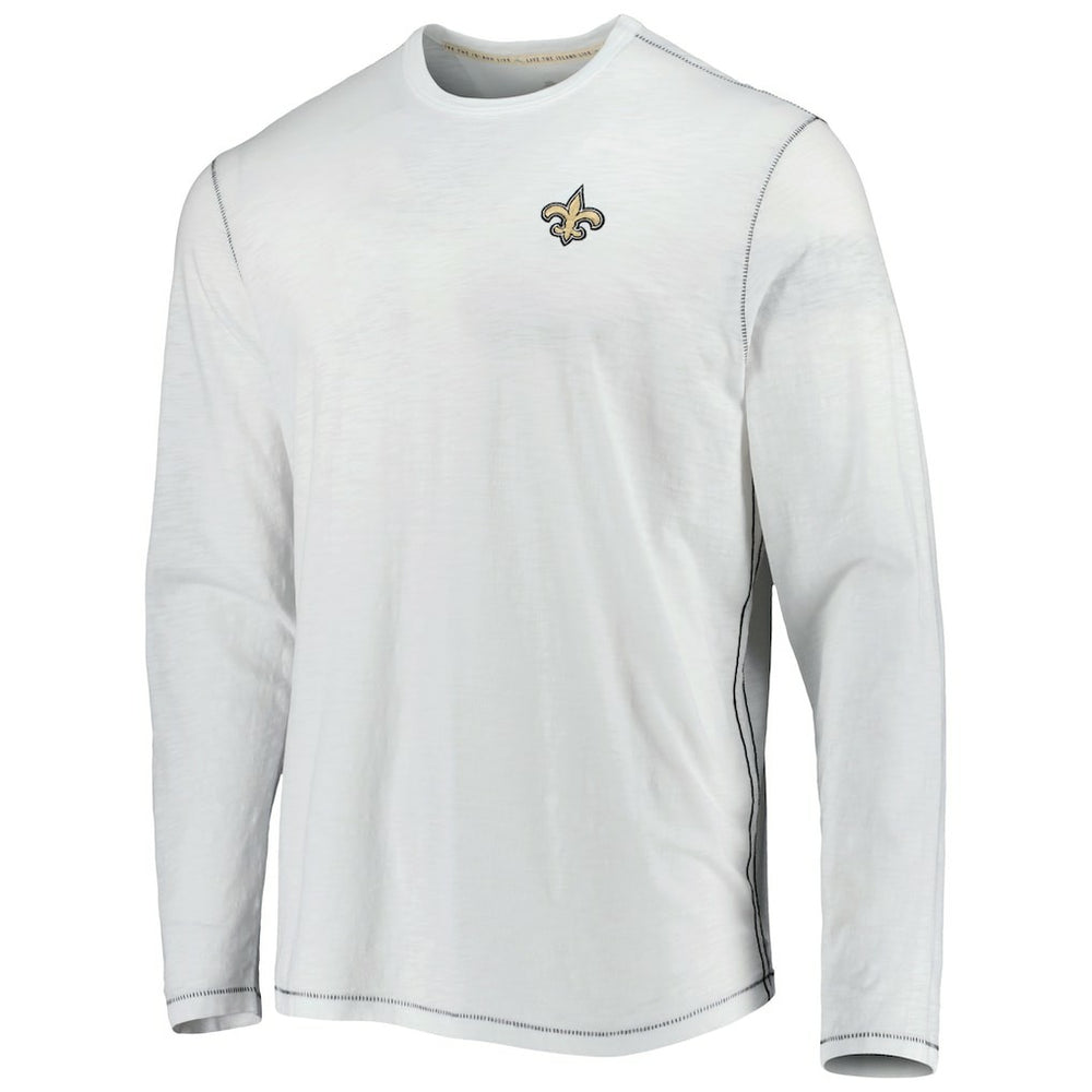 New Orleans Saints Laces Out Billboard Long Sleeve T-Shirt White