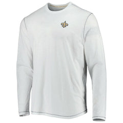 New Orleans Saints Laces Out Billboard Long Sleeve T-Shirt White
