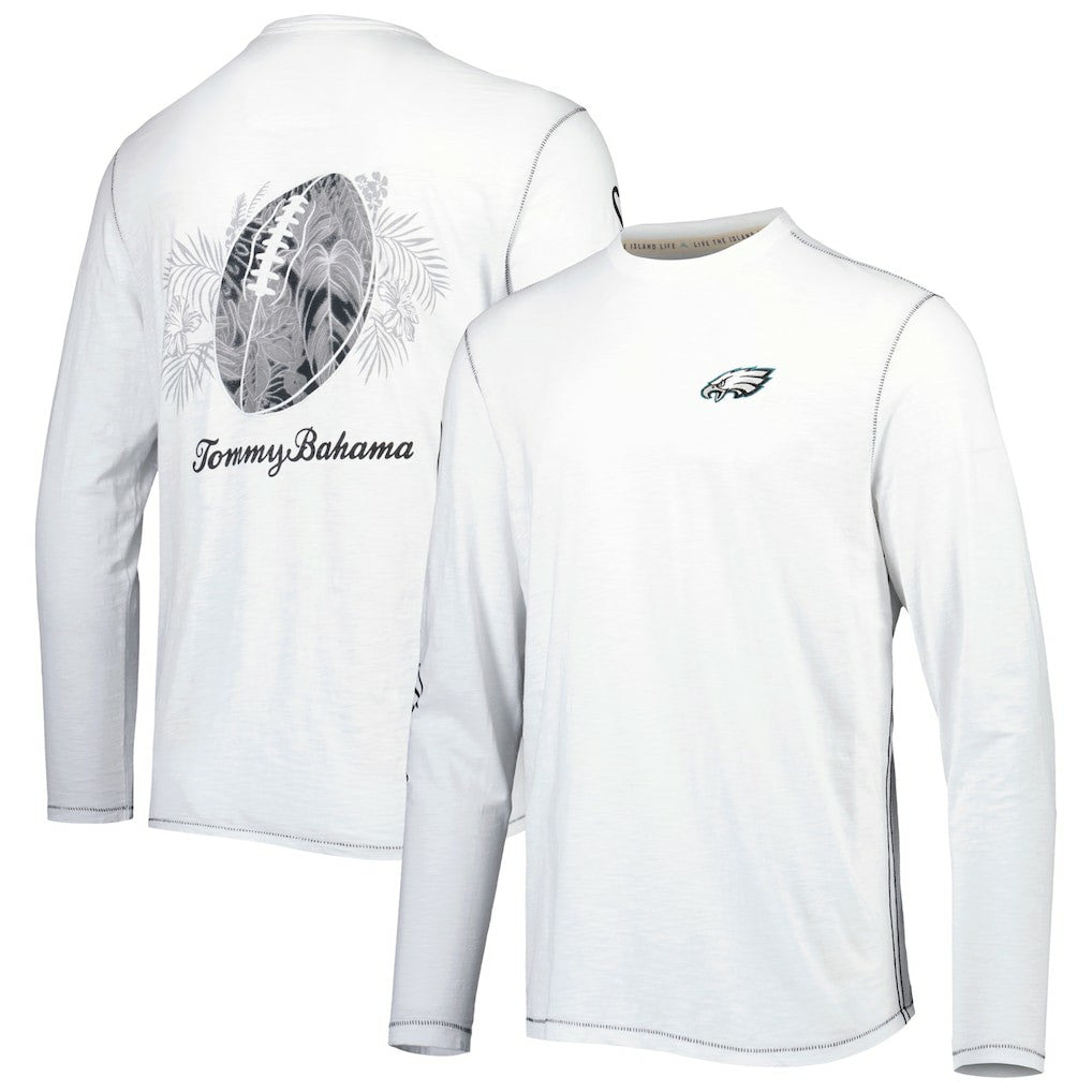 Philadelphia Eagles Laces Out Billboard Long Sleeve T-Shirt White