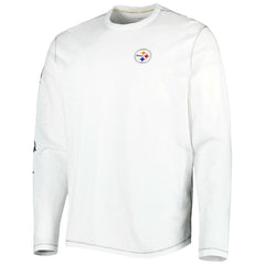 Pittsburgh Steelers Laces Out Billboard Long Sleeve T-Shirt White