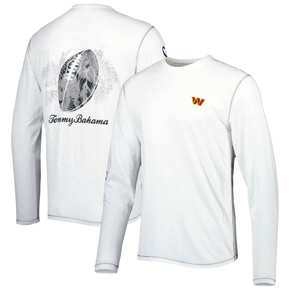 Washington Commanders Laces Out Billboard Long Sleeve T-Shirt White