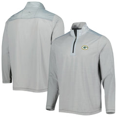 Green Bay Packers On Deck IslandZone Half-Zip Jacket Gray