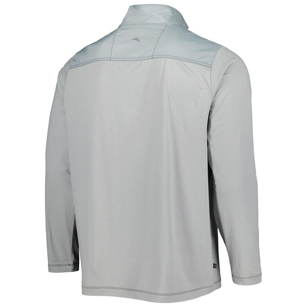 Minnesota Vikings On Deck IslandZone Half-Zip Jacket Gray