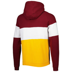 Washington Commanders New Era Colorblock Current Pullover Hoodie Gold