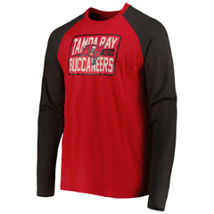 Tampa Bay Buccaneers New Era Current Raglan Long Sleeve T-Shirt Red