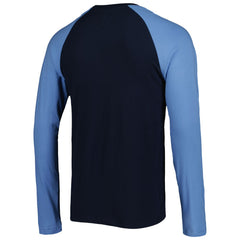 Tennessee Titans New Era Current Raglan Long Sleeve T-Shirt Navy
