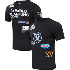 Las Vegas Raiders Pro Standard Championship T-Shirt Black