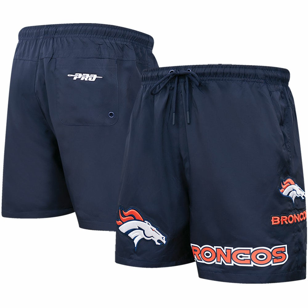 Denver Broncos Pro Standard Woven Shorts Navy