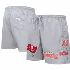 Tampa Bay Buccaneers Pro Standard Woven Shorts Pewter