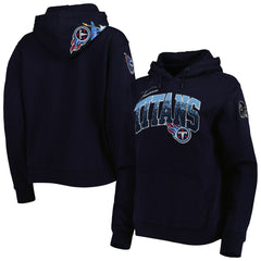 Tennessee Titans Pro Standard Women's Local Patch Pullover Hoodie Navy