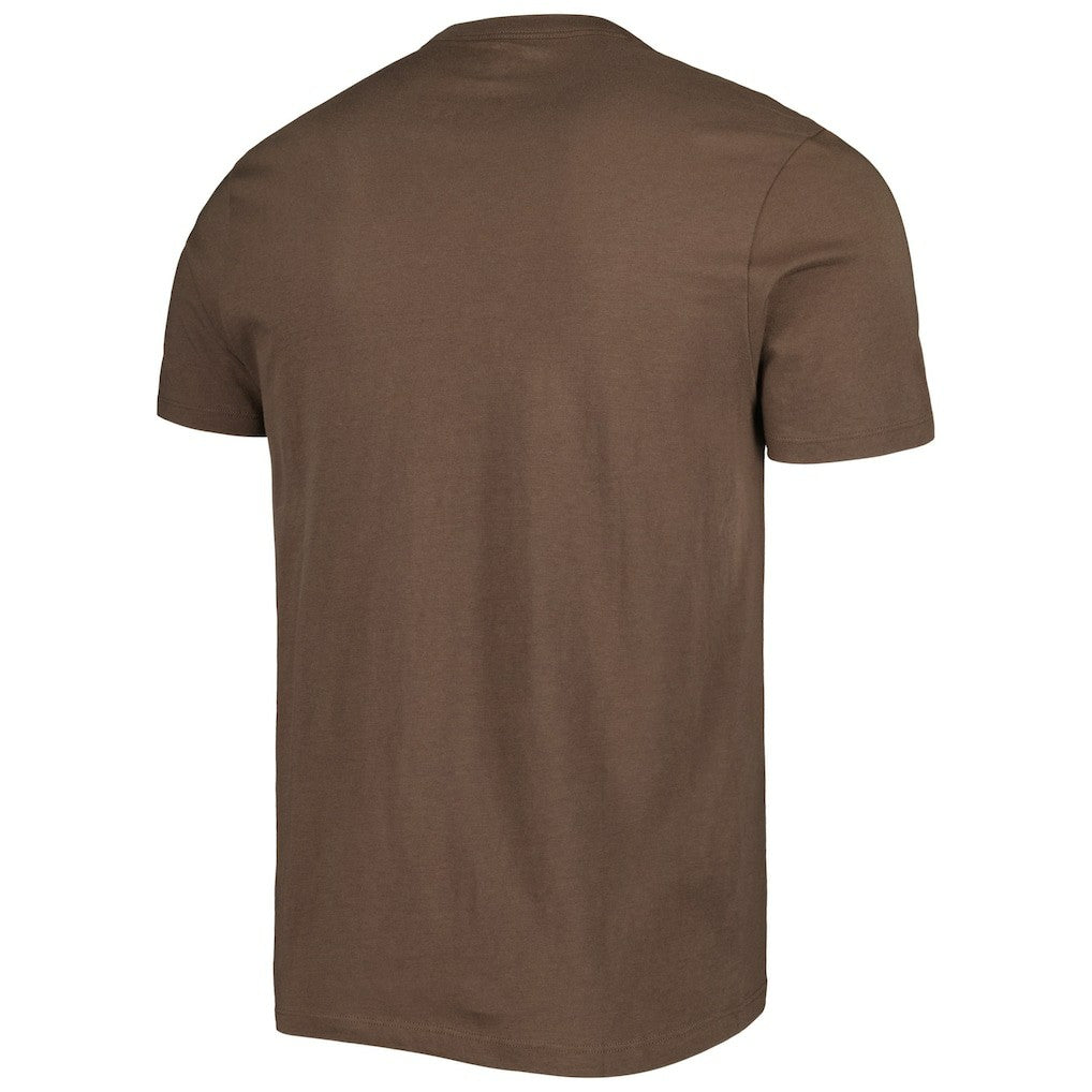 Cleveland Browns '47 Wordmark Rider Franklin T-Shirt Brown